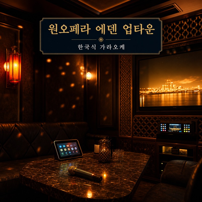 다낭 가라오케 추천 원오페라 에덴 업타운 한국식 룸 분위기 비교