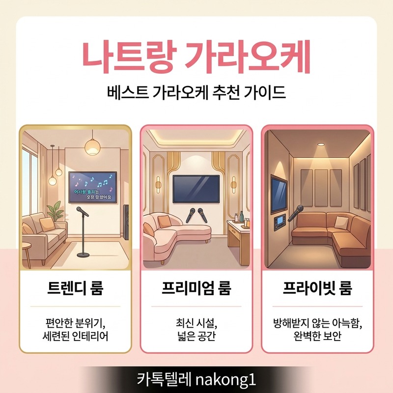 나트랑 가라오케 한국식 3대 업소 비교 크라운 마스터 아노바